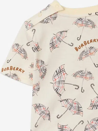 Burberry Baby Boys Mini Cedar Umbrella T-shirt In Multi