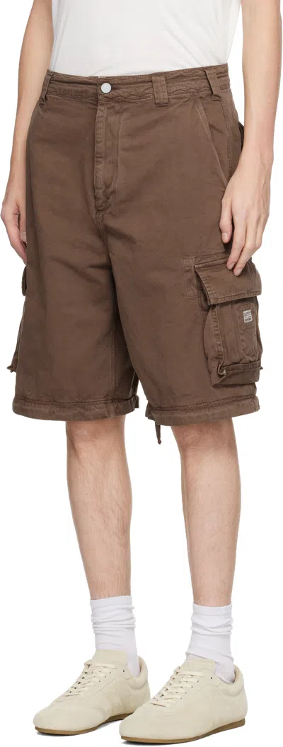 Erl Brown Zip-off Cargo Pants In Brown
