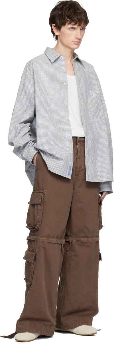 Erl Brown Zip-off Cargo Pants In Brown