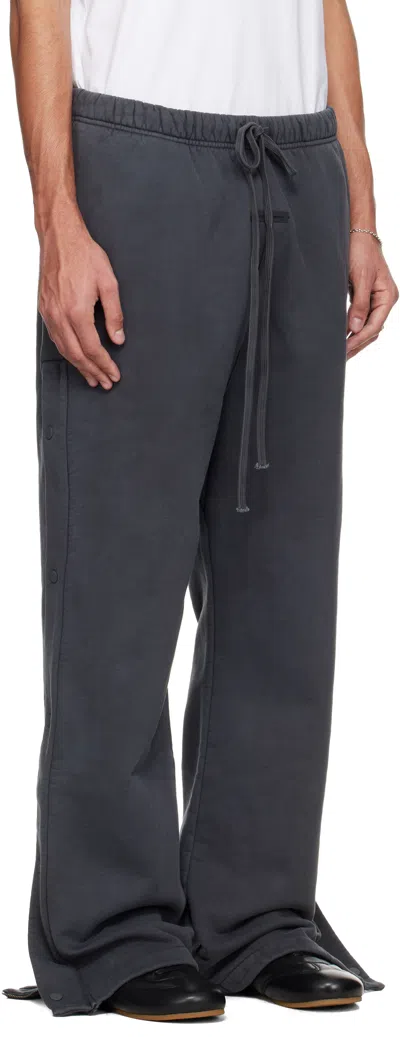 Essentials Holiday Heavy Fleece Tearaway Sweatpants In Gray