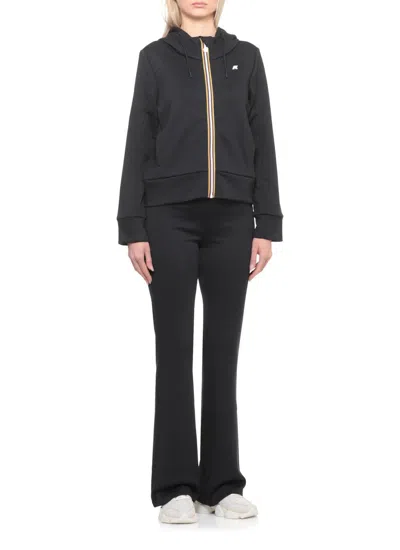K-way Woman Sweatshirt Black Size Xl Cotton