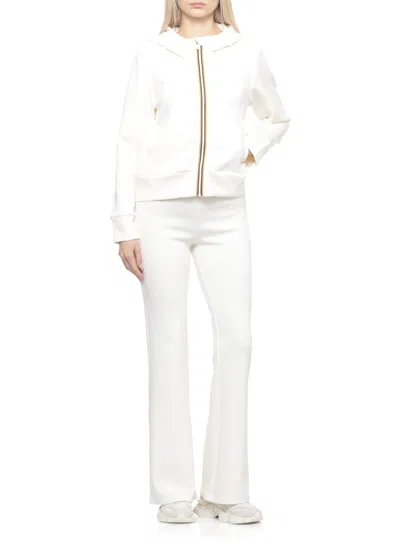 K-way Trousers In White