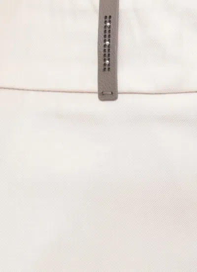 Peserico Button-fastening Trousers In Neutral