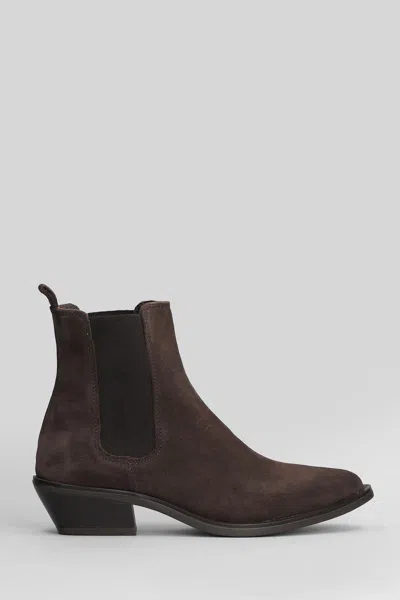 Carmens Kelly Beat Texan Ankle Boots In Brown