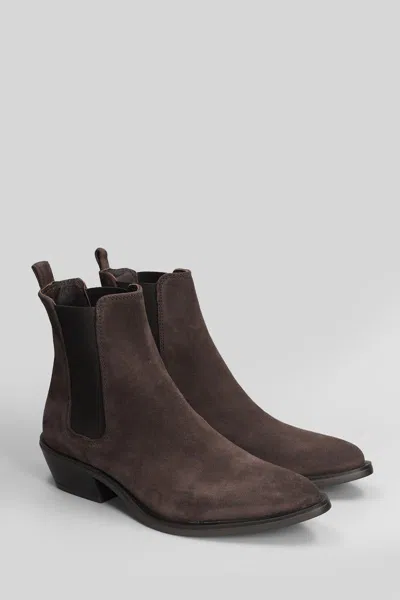 Carmens Kelly Beat Texan Ankle Boots In Brown