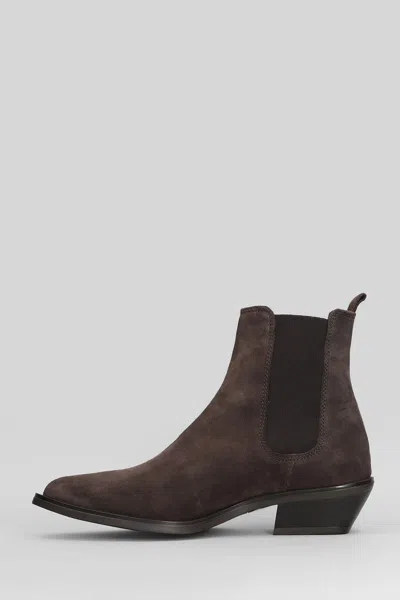 Carmens Kelly Beat Texan Ankle Boots In Brown