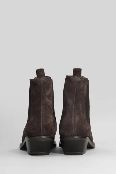 Carmens Kelly Beat Texan Ankle Boots In Brown