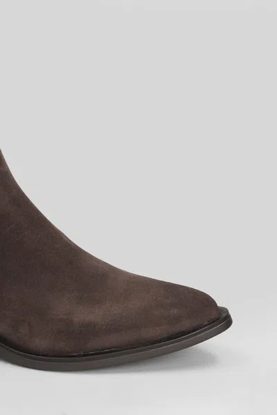 Carmens Kelly Beat Texan Ankle Boots In Brown