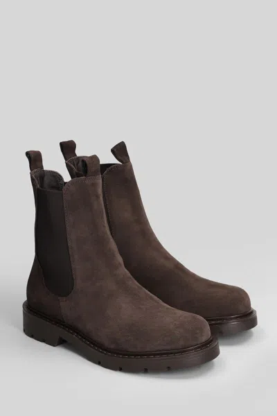 Carmens New Brit Pull-tab Chelsea Boots In Brown