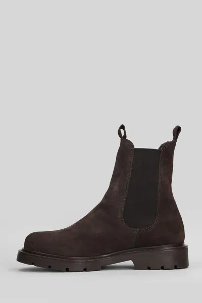 Carmens New Brit Pull-tab Chelsea Boots In Brown