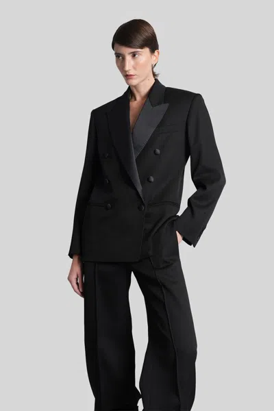 Isabel Marant Lilya Blazer In Black Wool In Black