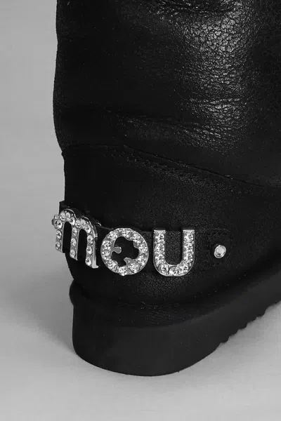Mou Eskimo 40 Low Heels Boots In Black