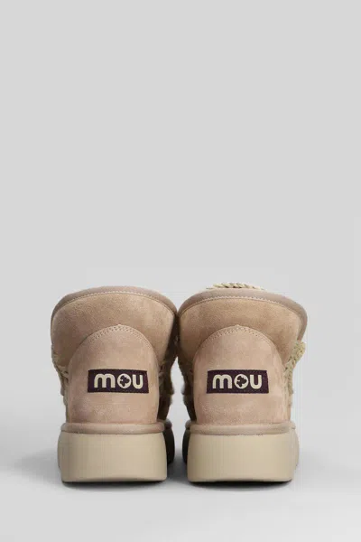 Mou Eskimo Bounce Low Heels Ankle Boots In Multi