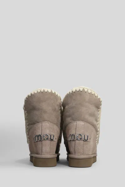 Mou Inner Wedge Ankle Boots Inside Wedge In Gray