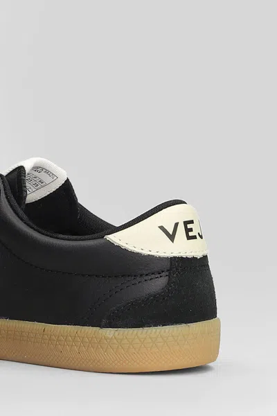 Veja Volley O.t Sneakers In Black Suede And Leather In Black