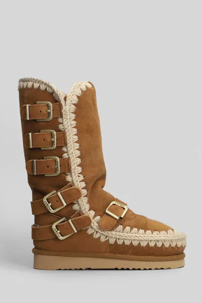 Mou Eskimo 40 Low Heels Boots In Multi