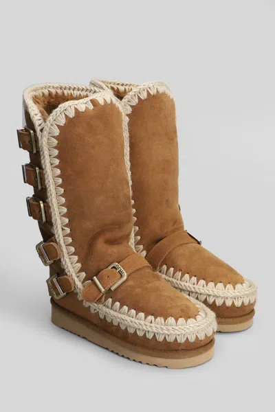 Mou Eskimo 40 Low Heels Boots In Multi