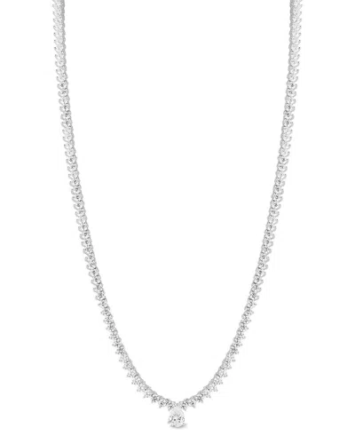Glaze Jewelry Cz Necklace In Metallic