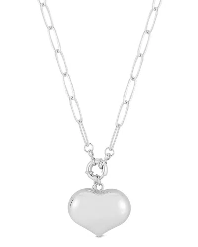 Glaze Jewelry Silver Plated Necklace In Metallic