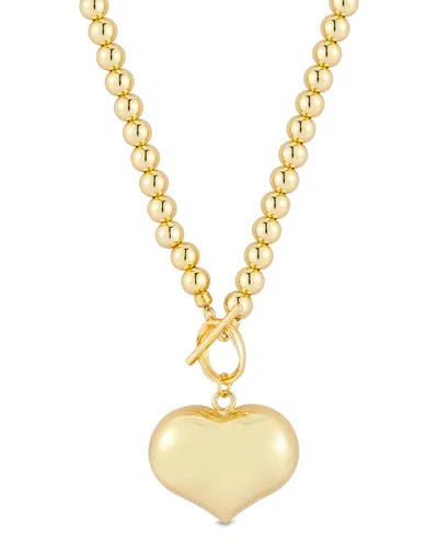 Glaze Jewelry Plated Toggle Necklace In Gold