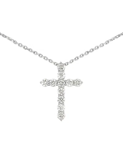 Prince Diamond & Jewelry 14k 0.90 Ct. Tw. Lab-grown Diamond Lab-grown Cross  Pendant