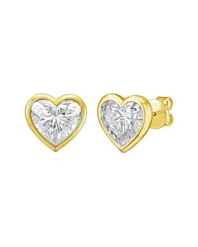 Diana M Lab Grown Diamonds Diana M. 14k 1.00 Ct. Tw. Lab-grown Diamond Stud Earrings In Gold