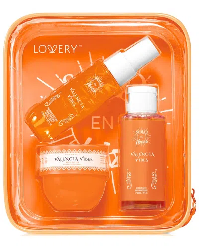Lovery 4pc Valencia Vibe Bath & Body Care Gift Set In Orange