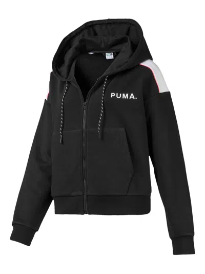 Puma Chase Full-zip Hoodie In Black