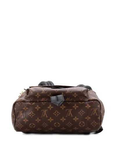 Pre-owned Louis Vuitton Palm Springs Monogram Canvas Mm Backpack In Brown