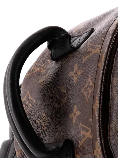 Pre-owned Louis Vuitton Palm Springs Monogram Canvas Mm Backpack In Brown