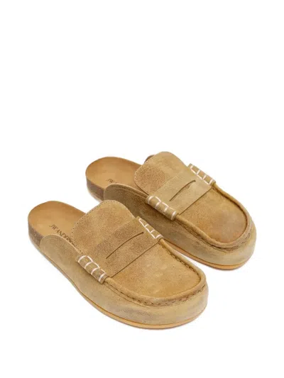 Jw Anderson Stitch-detail Mule In Multi