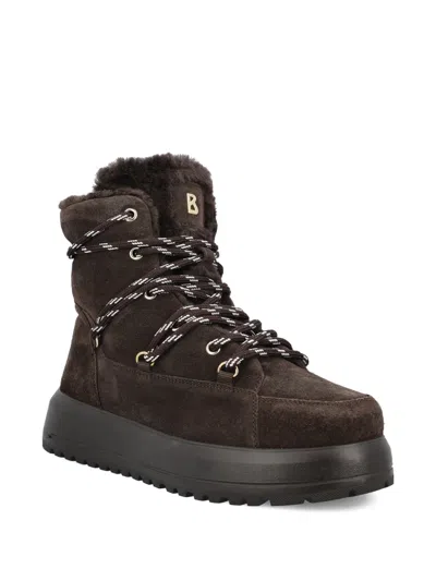 Bogner Shearling Boots In Brown