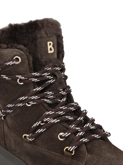 Bogner Shearling Boots In Brown