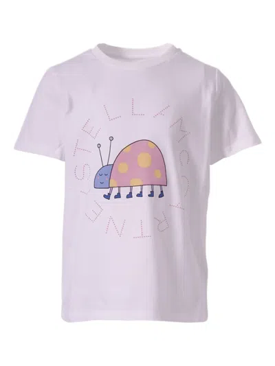 Stella Mccartney Ladybug Cotton T-shirt In White