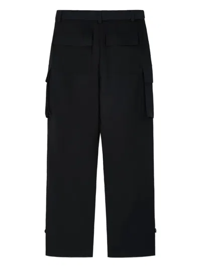Sacai Side-pockets Belted Trousers In Multi