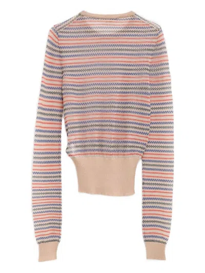 Jw Anderson Striped-pattern Sweater In Multi