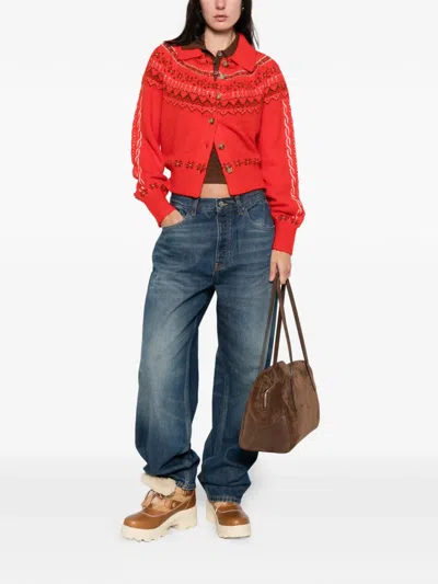 Guest In Residence Cloud Chalet Button-front Cardigan In Brown