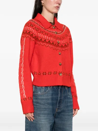 Guest In Residence Cloud Chalet Button-front Cardigan In Brown