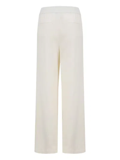 Peserico Elasticated Trousers In Neutral