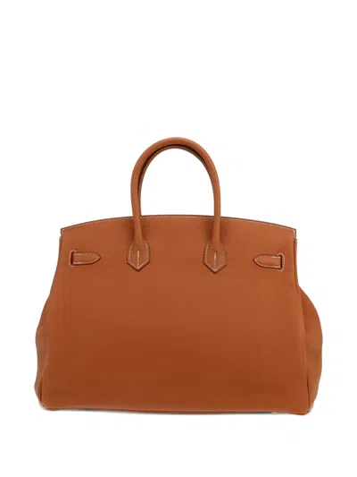 Pre-owned Hermes 2021 Birkin 35 Tote Bag In Brown
