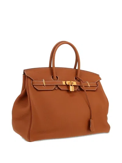 Pre-owned Hermes 2021 Birkin 35 Tote Bag In Brown