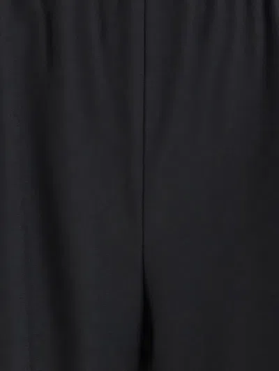 The Row Fleece Gala Trousers In Black