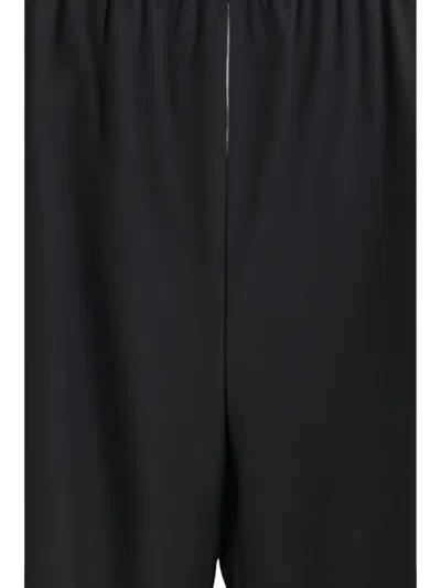 The Row Fleece Gala Trousers In Black