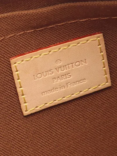 Pre-owned Louis Vuitton 2011 Monogram Thames Pm Shoulder Bag In Brown