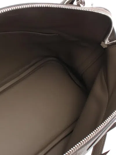 Pre-owned Hermes 2020 Taurillon Clemence Bolide 31 Satchel In Brown
