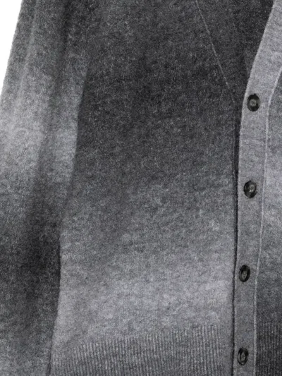 Officine Generale Matheo Gradient Cardigan In Gray