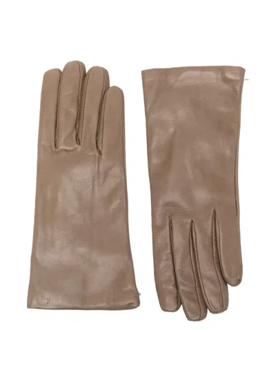 Alpo Nappa Gloves In Brown
