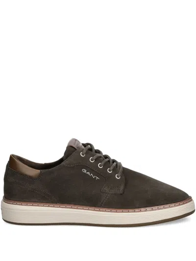 Gant Suede Panel Sneakers In Brown