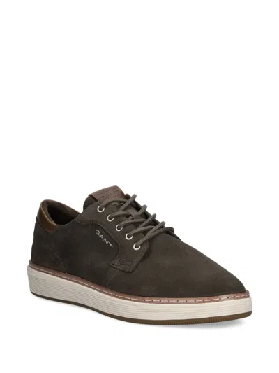 Gant Suede Panel Sneakers In Brown