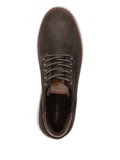 Gant Suede Panel Sneakers In Brown